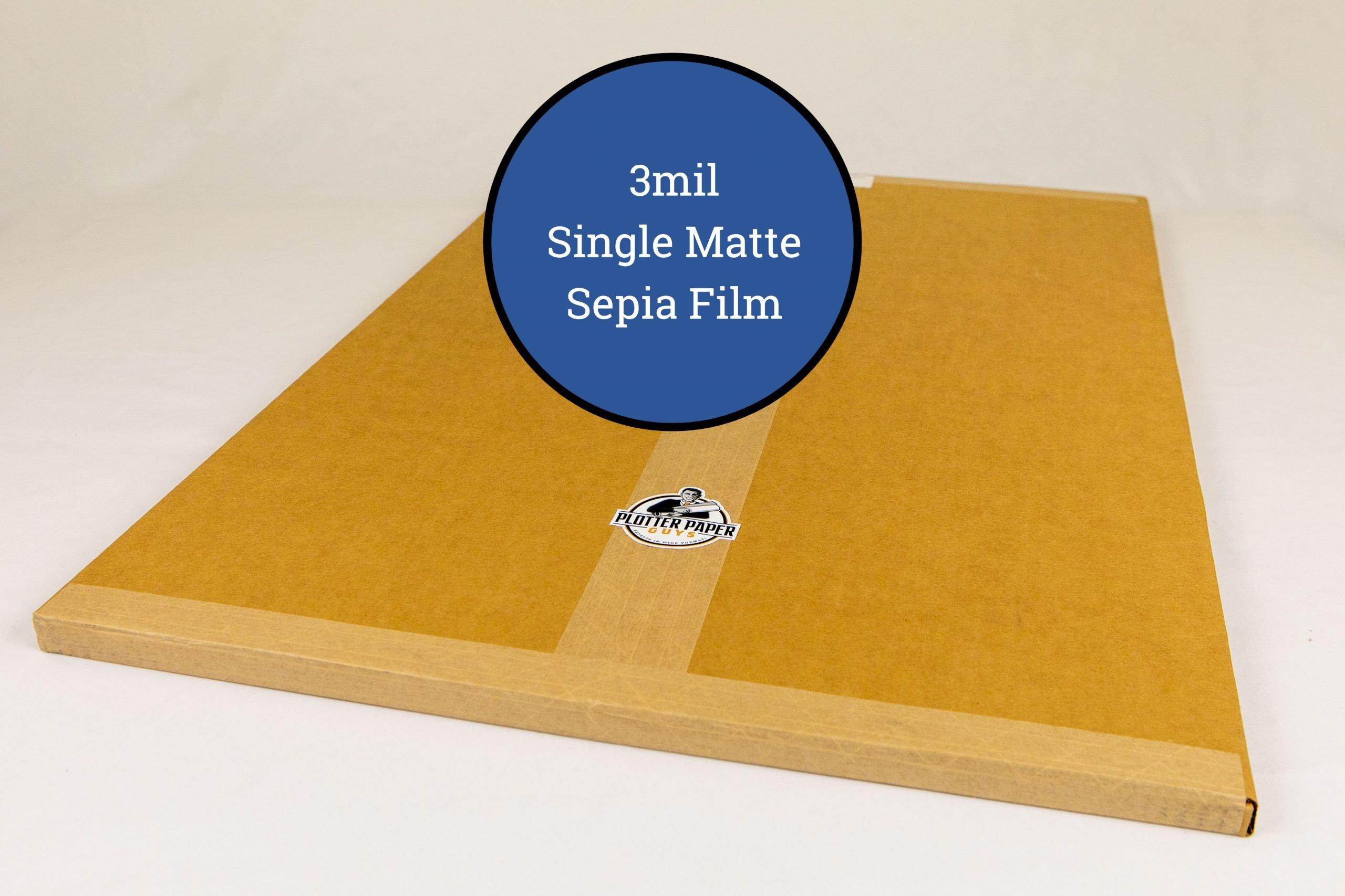 Single Matte Sepia Film