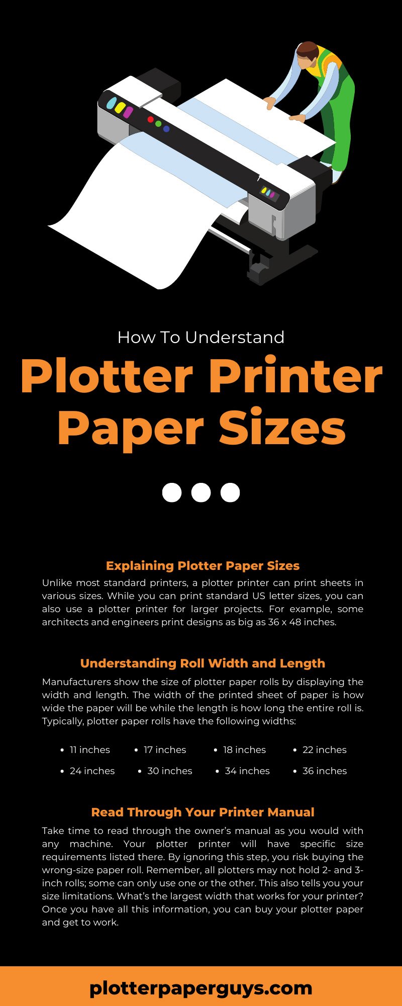 Dental Termisk forbi How To Understand Plotter Printer Paper Sizes