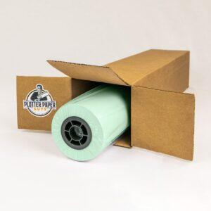 20 lb GREEN Xerographic Bond Paper - 24" x 500' (3" Core, 2 rolls/box)