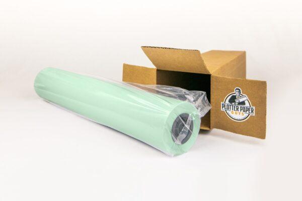 20 lb GREEN Xerographic Bond Paper - 36" x 500' (3" Core, 2 rolls/box) - Image 2