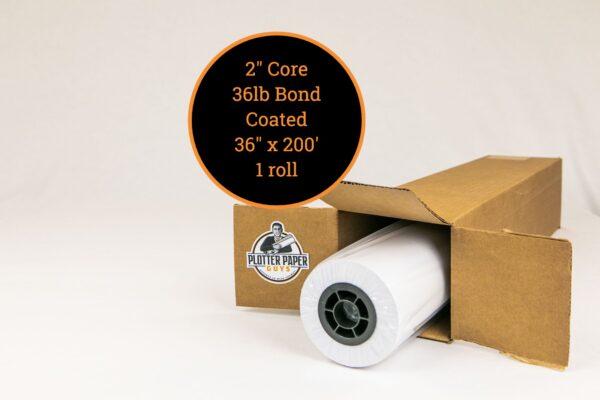 36 lb Heavyweight Coated Bond Paper - 36" x 200' - Image 7