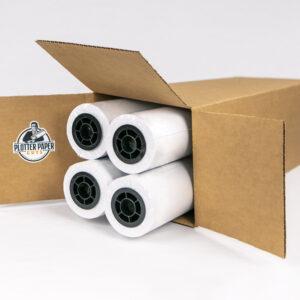 24 lb Inkjet Uncoated Bond Paper - 18" x 300' (3" Core, 4 rolls/box)
