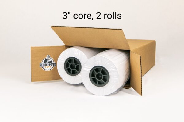 20 lb Xerographic Prefold Paper (11″ Fold) – 8.5″ x 500′ (3" Core, 2 rolls/box)