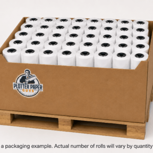 20 lb Xerographic Bond Paper – 36" x 500' (49 rolls/Cargo Tub)