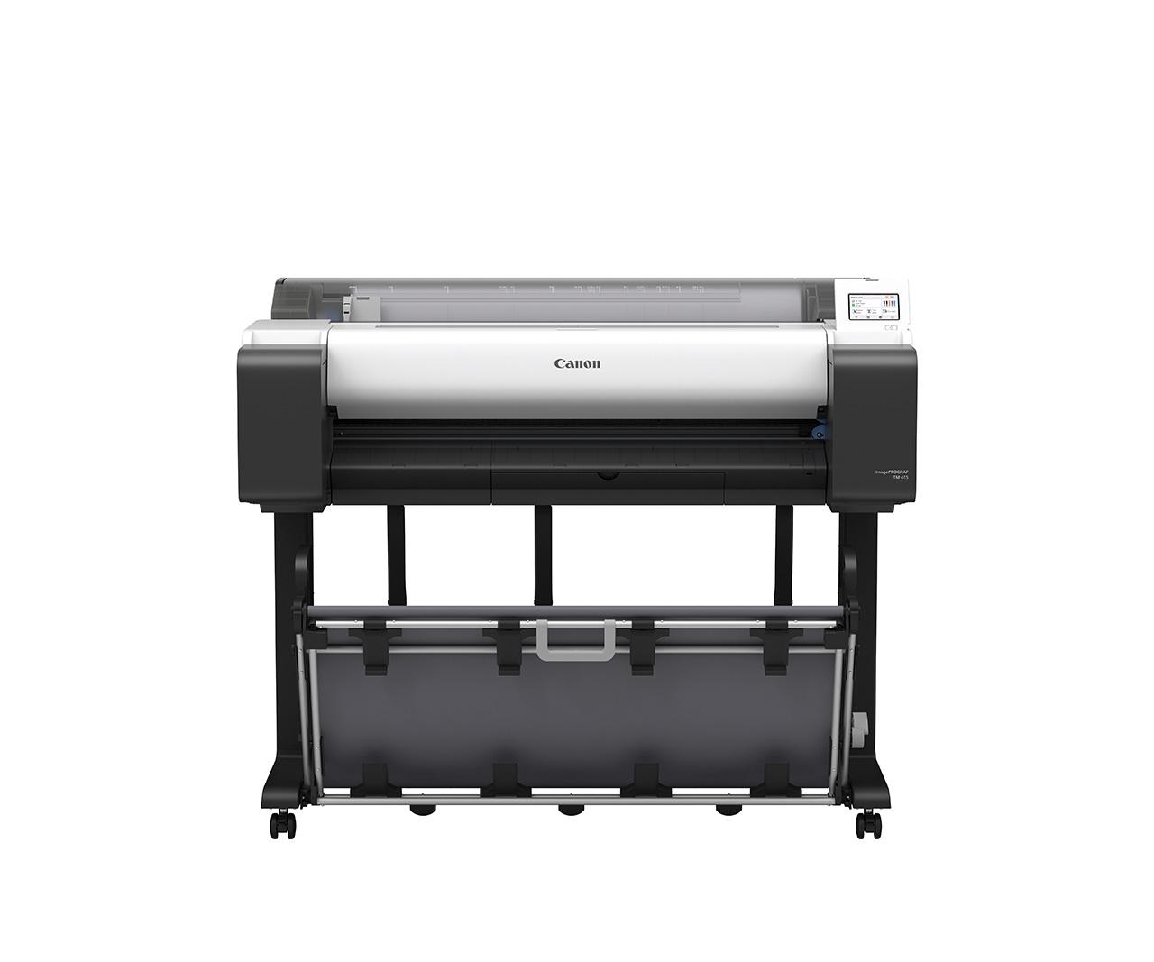 TM-615 Printer (36", w/ flat stacking basket)